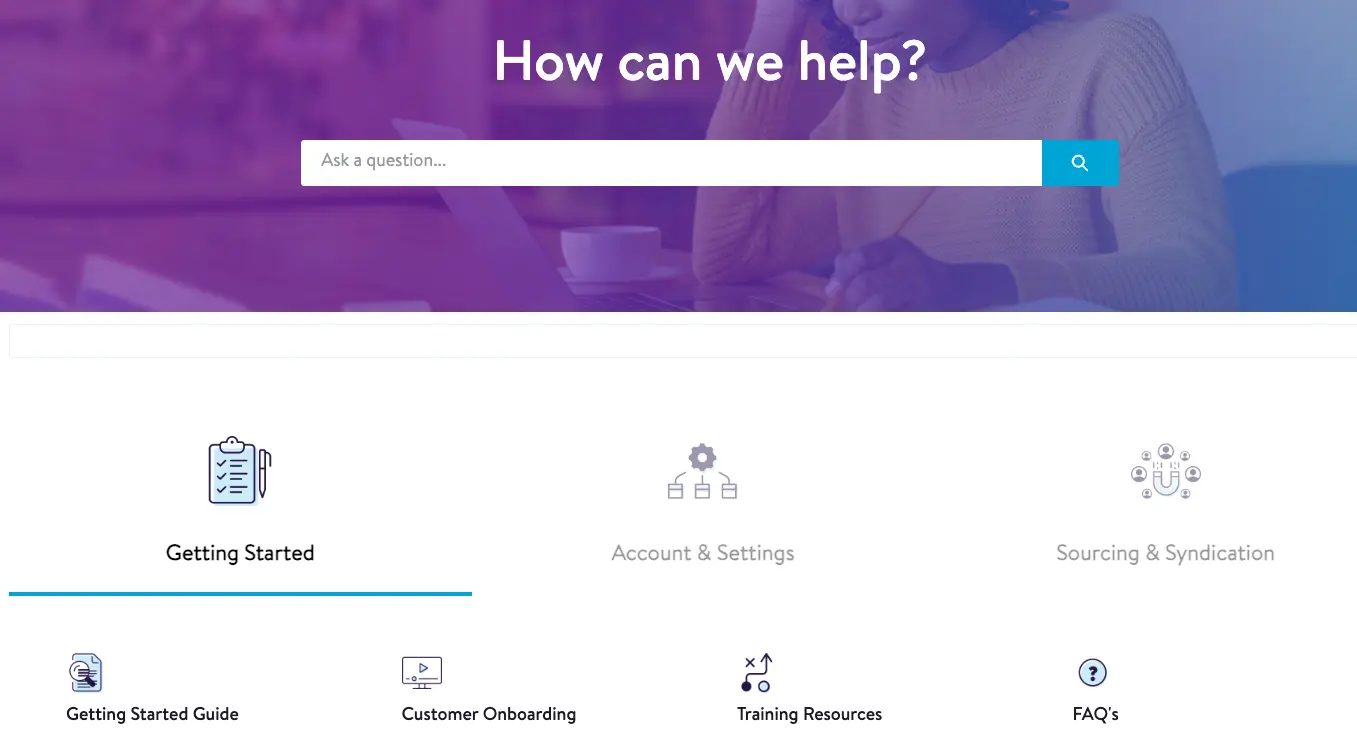 Example Support Page