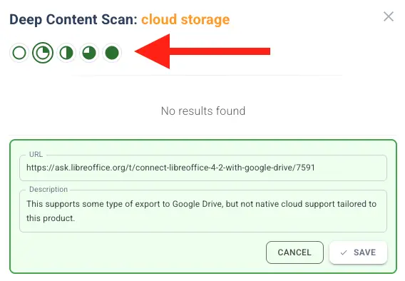 Adjusting Harvey Balls in SuiteCompete